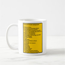 Library of Congress Catalog System: Caution Yellow Mugs