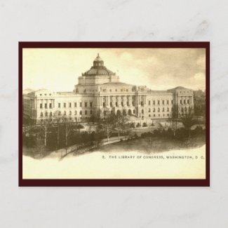 Library of Congress, Washington, D.C. Vintage Postcard