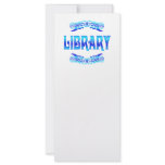 LIBRARY FULL COLOR RACK CARD