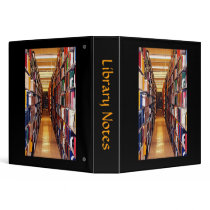 Library Stacks Vinyl Binder