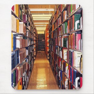 Library Stacks Mouse Pad