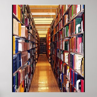 Library Stacks Poster