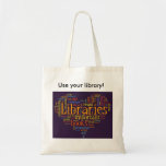 Library tote bag