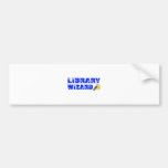 Library Wizard Bumper Sticker