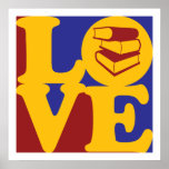 Library Work Love posters