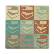 Library Work Pop Art magnets