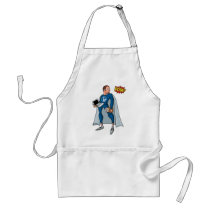 Libraryman with POW! Apron