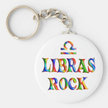 Libras Rock Keychain