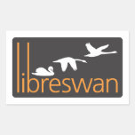 Libreswan products rectangle stickers