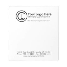 Libreta promocional simple y de encargo de su logo bloc de papel