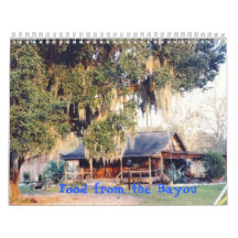 Libro del cocinero de las recetas de Cajun Calendarios