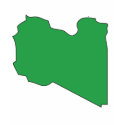 Libya flag map t-shirts by FlagStore Libya flag map t-shirts