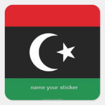 Libya flag sticker
