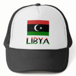 Libya Flag & Word hats