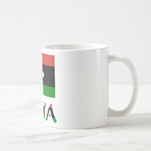 Libya Flag & Word Mug