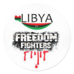 Libya: freedom fighters round sticker