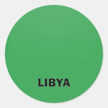 Libya Roundel quality Flag Sticker