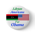 Libyan Americans for Obama Pinback Buttons