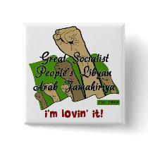 Libyan Arab Republic Pinback Button