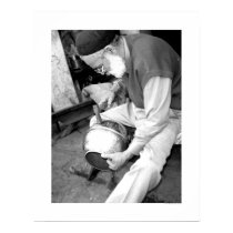 Libyan Craftsman (B&W) posters