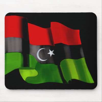 Libyan flag of Libya Independence Monarchy flag Mouse Pad by 