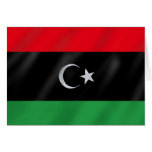 Libyan Independence flag - Free Libya protest flag cards