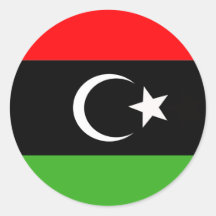 Libyan Rebel Flag Sticker