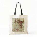 Libyan Sibyl Study by Michelangelo Tote Bags