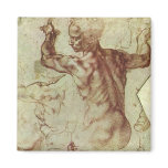 Libyan Sibyl Study by Michelangelo magnets