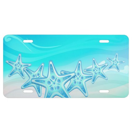 License Plate Cover Starfish