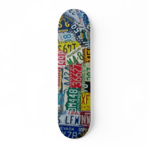 license plate deck skateboards