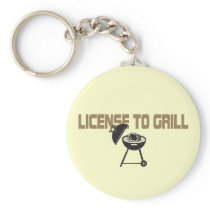 License To Grill Key Chains