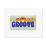 License To Groove Post Card