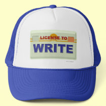License To Write hats