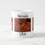 Lichen in the Desert; Nevada Souvenir Extra Large Mugs