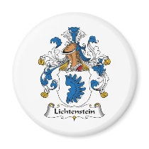 Lichtenstein Family Crest Fridge Magnets