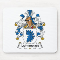Lichtenstein Family Crest Mouse Pads