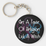 Lick A Witch Key Chain