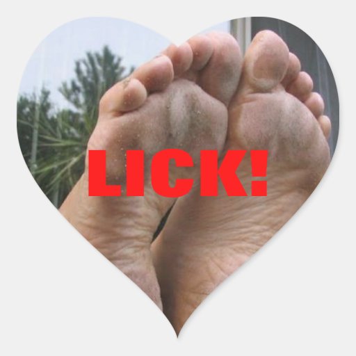 LICK HEART STICKER Zazzle