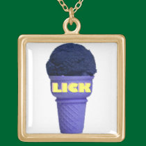 Lick Ice Cream Cone necklaces