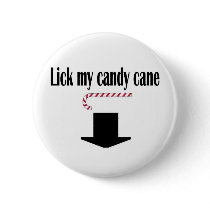 Lick my candy cane button by freepaganpages Lick my candy cane button