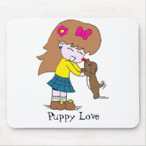 Lick, Puppy Love | mouse pad mousepads