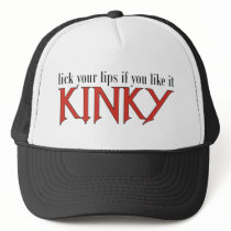 Lick Your Lips if you Like it Kinky Mesh Hats