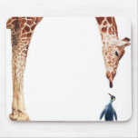 "Licker with Penguin" Giraffe Watercolor "Licker with Penguin" Giraffe Watercolor