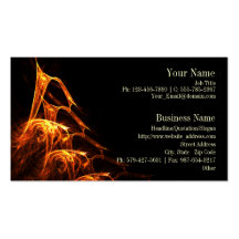 Licking Flames Business Card