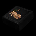 Licking leopard by Valxart.com gift boxes