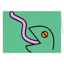 licky lizard. cards