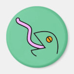 licky lizard. refrigerator magnet