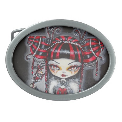 Licorice Cin Cin  Fantasy Goth Candy Belt Buckle