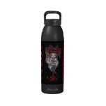 Licorice Harlequin Candy Stick  Water Bottle